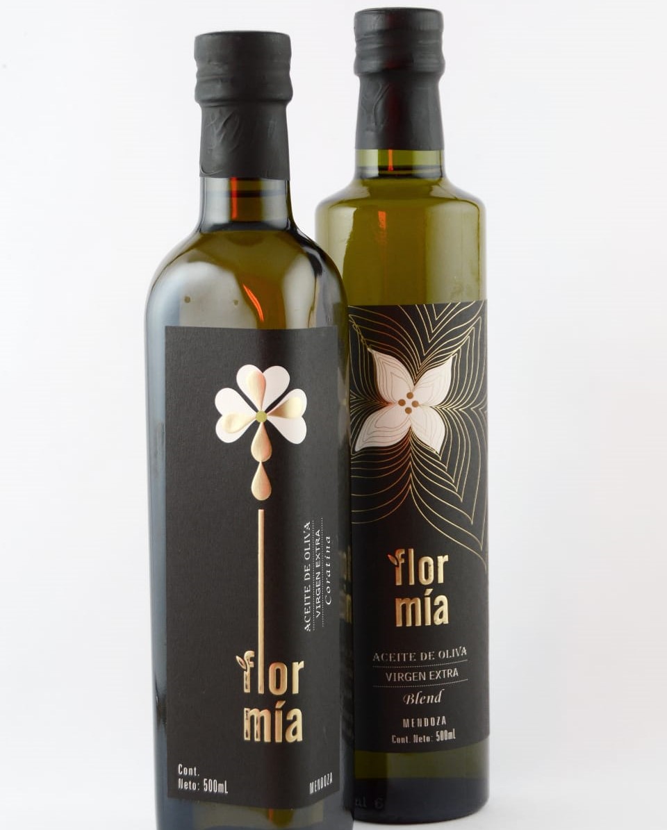 aceite de oliva variedad coratina FLOR MIA